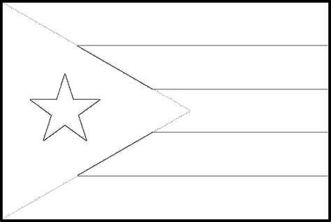 Puerto Rico S Flag For Coloring Pages