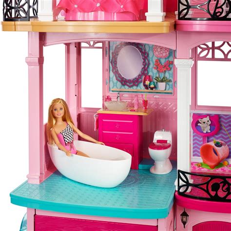Barbie Dream House Doll House Three Floor Seven Rooms Girls Collectable