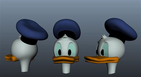 Donald Duck Head By Thedoorkeeper On Deviantart