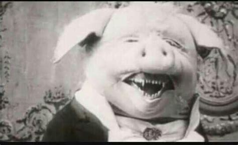 Evil Pig Creepy Photos Creepy Vintage Photos