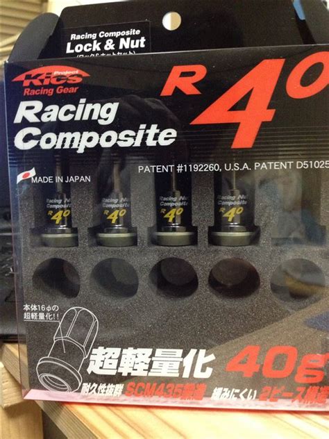 Kyo Ei 協永産業 Kics Racing Gear レーシングコンポジットr40クラシカル ロックandナットセット のパーツ