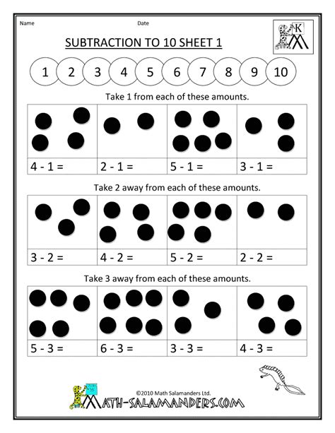 addition  subtraction worksheets subtraction    math