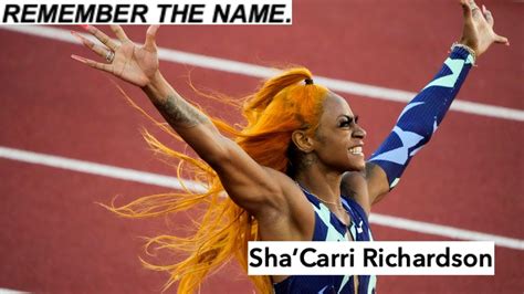 Sha Carri Richardson Fastest Women In The World Put Respect On Her Name Youtube