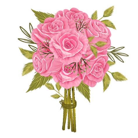 Aesthetic And Beautiful Pink Rose Flower Bouquet Pink Rose Bouquet