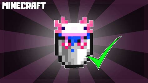 Minecraft How To Get Bucket Of Axolotl Youtube
