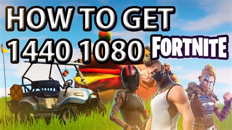 Fortnite How To Get 1440x1080 Stretched Youtube