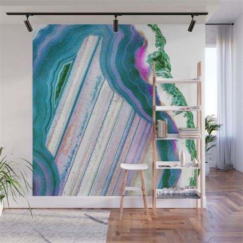 Buy Agate Geode Wall Mural By Naturemagick Worldwide Shipping