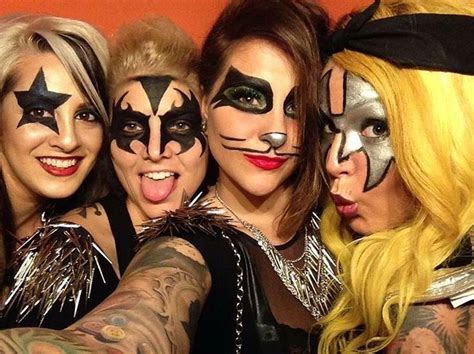 You And Your Crew Can Dress Up As The Rock Band Kiss By Using This Diy