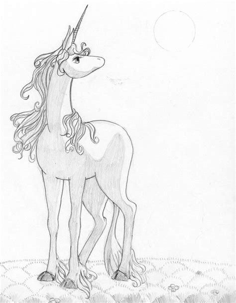 The Last Unicorn By Shia Chan On Deviantart Horse Coloring Pages The