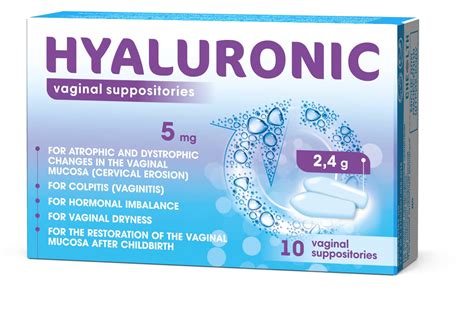 Buy Hyaluronic Vaginal Suppositories Vaginal Moisturizer For Women Anti Inflammatory