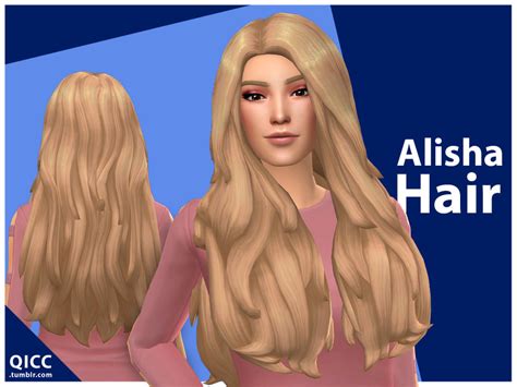 The Sims Resource Alisha Hair By Qicc Sims 4 Hairs
