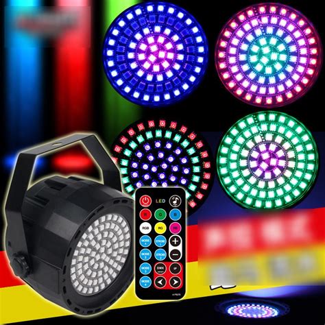 Not just stage lighting, a dmx controller can also be used to control any intelligent dmx compatible light, fog generator, etc. 78 leds Srobe Disco Party Stage Up Lighting Sound ...