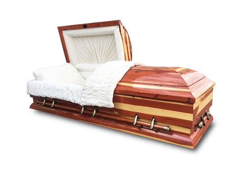 Carolina Cedar 28 Solid Cedar Wood Oversized Casket Sky Caskets