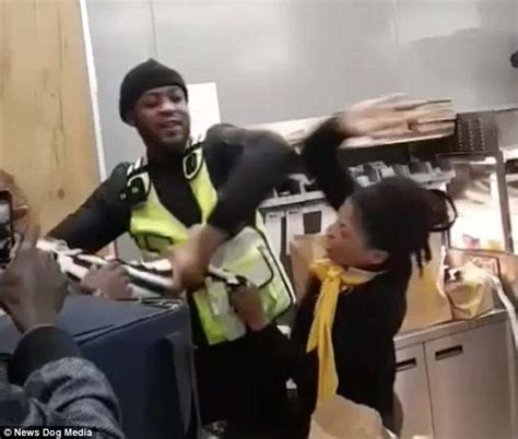 Mcdonalds Worker Is Caught On Video Attacking Customer In London
