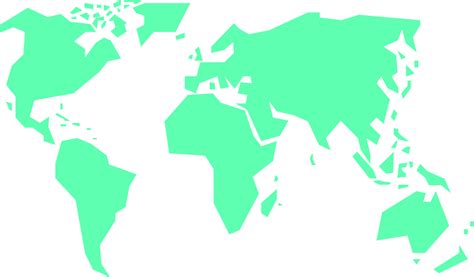 Simple World Map Clipart Best