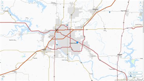Broken Arrow Oklahoma Map
