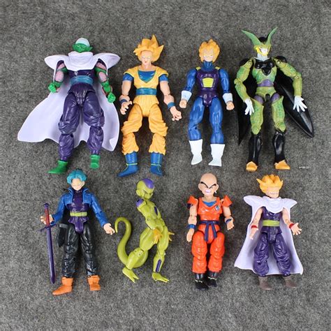 Initially inspired by the classical chinese. 8pcs/lot Figurine Dragon Ball Z Action Figures Cell Goku Vegeta dragonball PVC Figure Super ...