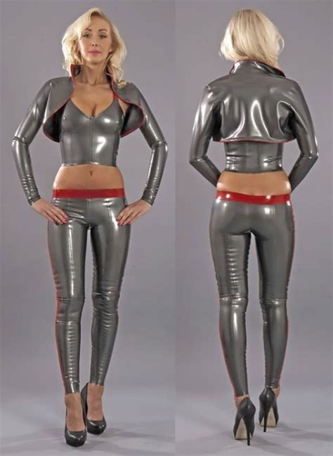 Latex Wear Latex Suit Latex Lady Latex Girls Leggings Latex Fashion Skin Tight Pants