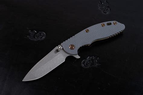 XM 18 3 5 Spanto S45VN Double Ano Grey G10 Titanium Assembly Special
