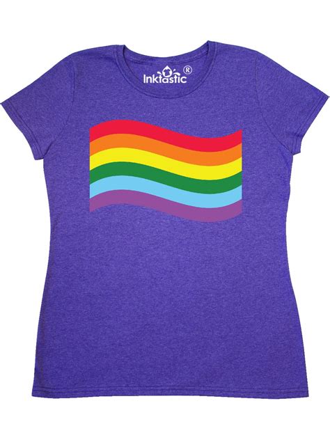 Inktastic Pride Flag Womens T Shirt
