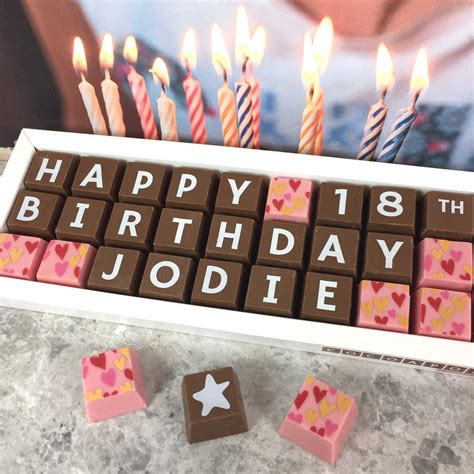 Maybe you would like to learn more about one of these? Personalised Birthday Chocolate Gift Box By Cocoapod ...