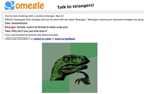 S2 Omegle Talk To Strangersyoure Now Chatting With A Random Stranger