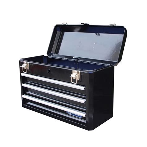 Kobalt Portable 2067 In 3 Drawer Black Steel Lockable Tool Box At