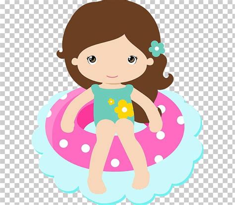 Swimming Pool Party Girl Png Clipart Art Birthday