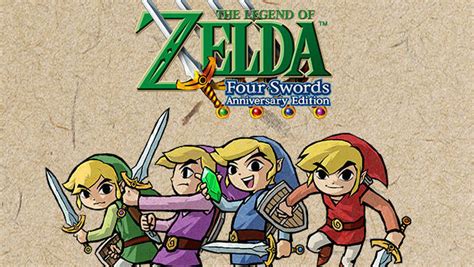 The Legend Of Zelda Four Swords Anniversary Edition Coming To Switch