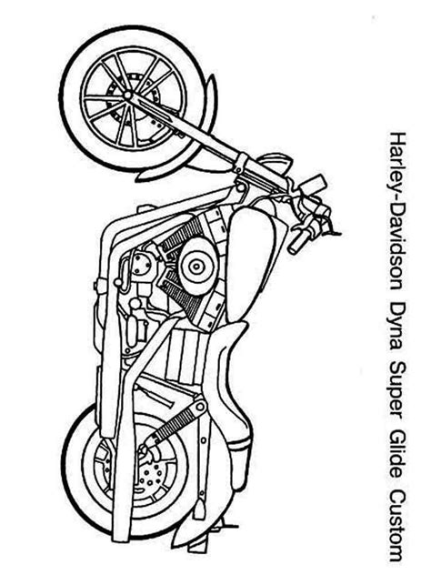 Harley Davidson Coloring Pages