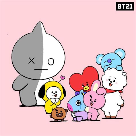 Pin By Hyuzsy On Bt21 Bts Chibi Cute Stickers Cute Wallpapers