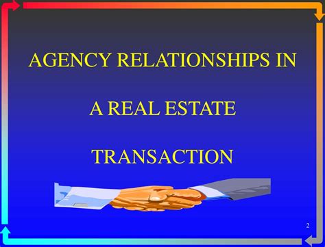 Ppt Agency Relationships In A Real Estate Transaction Powerpoint