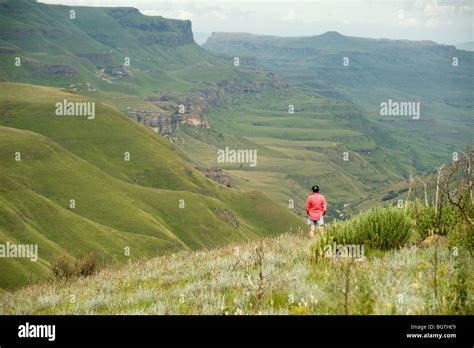 The Sani Pass Which Goes From South Africa To Lesotho Through The