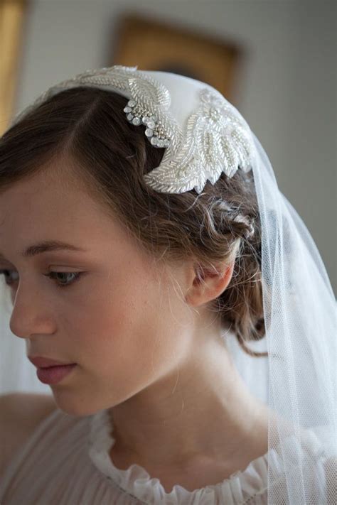 Wedding Veil And Art Deco Headpiece 1930s Veil And Juliet