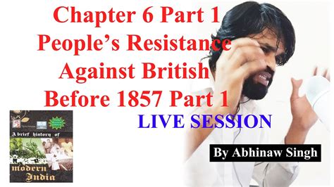 Spectrum Modern History Of India Chapter Peoples Resistance Against British Before Part