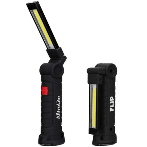Flip Rechargeable Cob Led Magnetic Flashlight And Work Light Tested