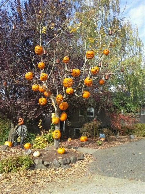 Pumpkin Tree Pumpkin Tree Halloween Deco Fall Fun