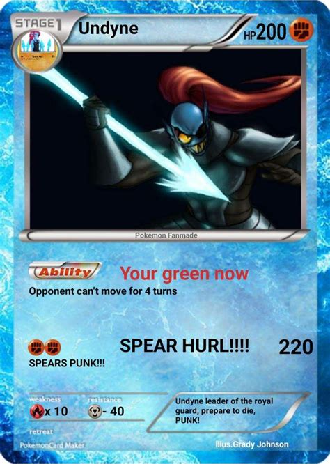 Here are several undertale pokemon cards i made! UNDERCARDS | Undertale Amino