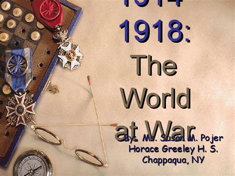 1914 1918 The World At War Ppt For 10th 12th Grade Lesson Planet