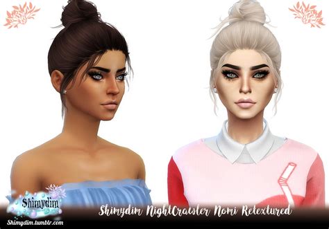 Sims 4 Hairs Shimydim Nightcrawlers Pose Hair Retextured Images