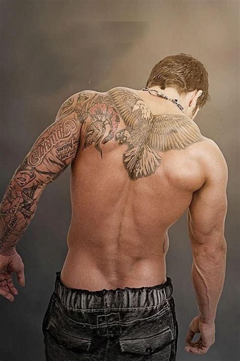 Unique Tattoo Trends 30 Masculine Upper Back Tattoo Designs For Men