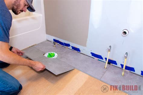 How To Install Vinyl Plank Flooring In A Bathroom Fixthisbuildthat