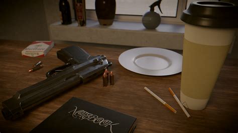 Artstation Gun On The Table