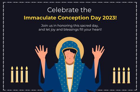 Feast Of The Immaculate Conception Day 2023 Template Edit Online And Download Example