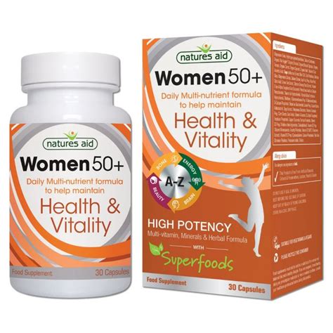 Check spelling or type a new query. Nature's Aid Women's 50+ Multi-Vitamins and Minerals (With ...