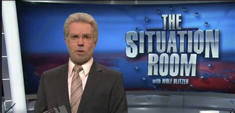 Snl Mocks Cnns The Situation Room With Wolf Blitzer