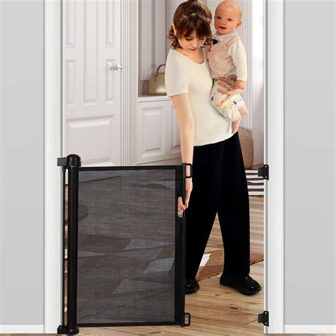 Buy Cosagon Retractable Baby Gate35tallextends To 71wideextra Wide