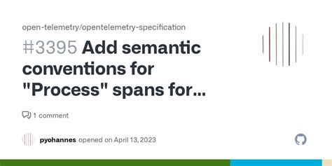 Add Semantic Conventions For Process Spans For Messaging Scenarios