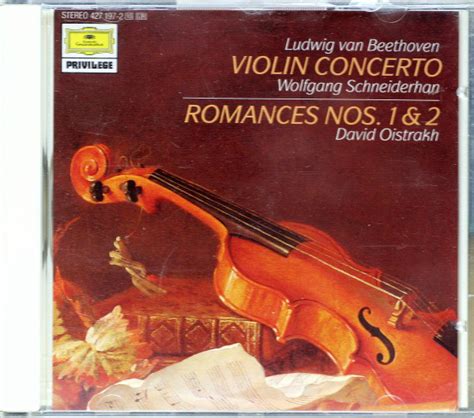 release “violin concerto romances nos 1 and 2” by ludwig van beethoven wolfgang schneiderhan