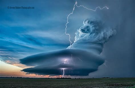 Fine Art Print Of The Most Amazing Supercell Thunderstorm With Etsy